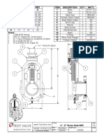 Sluice Gate NRS 4 To 8 IN DRAWING