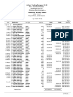 Arihant Trading Company 21-22: Particulars Credit Debit Opening Balance 3,43,765.00