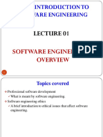 Introduction To Software Engineering