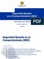 Seguridad Basada en El Comportamiento (SBC) : Jaime Cabrera Larco. MD, MSC