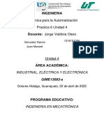 Mecánica para La Automatización Practica 6 Unidad 4: Ingenieria