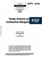 Trade Unions and Collective Bargaining: 1earc