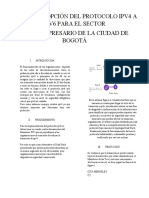 Plan de Adopción Del Protocolo Ipv4 A Ipv6 para El Sector