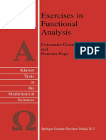 Costara - Exercises Functional Analysis