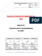 Plan Atencion de Emegergencias