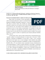 Fichamento 5 RAMOS Reforma Da Educação Profissional Otavio