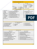 Property Inspection Report Form