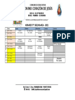 Horario 5to Sec - Nuevo