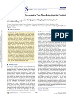 Multiaxial Molecular Ferroelectric Thin Films Bring Light To Practical Applications