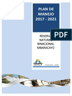 8-Plan de Manejo Reserva Natural Mbaracayu 2017-2021
