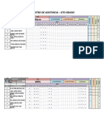 CONTROL DE ASISTENCIAS PRIMARIA 6to