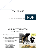 Coal Mining Safety Regulations and Requirements