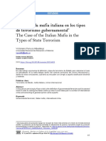 El Caso de La Mafia Italiana en Los Tipos de Terro