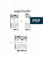 Arpeggio Strum Effect