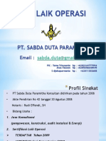 PRESENTASI SLO PT. Sabda Umum