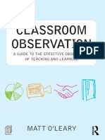 Matt Oâ Leary - Classroom Observation - A Guide To The Effective Observation of Teaching and Learning-Routledge - 1 Edition (October 8, 2013) (2013)
