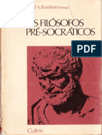 Os Filósofos Pré-Socráticos GERD BORNHEIM