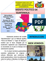Presentacion Pensamiento Politico de Guatemala