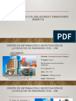 Edificaciones Con Aisladores y Disipadores Sismicos