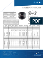 Junta de Expansion Tipo Flange: Especificaciones Tecnicas