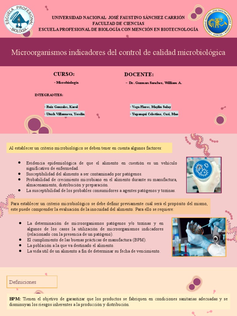 Indicadores Del Control de Calidad Microbiologica PDF