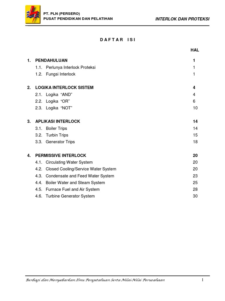 Sistem Interlock dan Fungsinya | PDF | Teknologi & Rekayasa