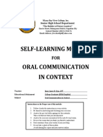 2nd Monthly Module Oral Communication