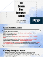 1.3 Sukan Dan Integrasi Kaum