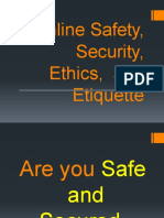 Online Safety, Security, Ethics, and Etiquette