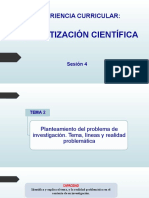 Planteamiento del problema de investigación