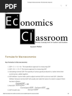 Formulas for Macroeconomics _ The Economics Classroom