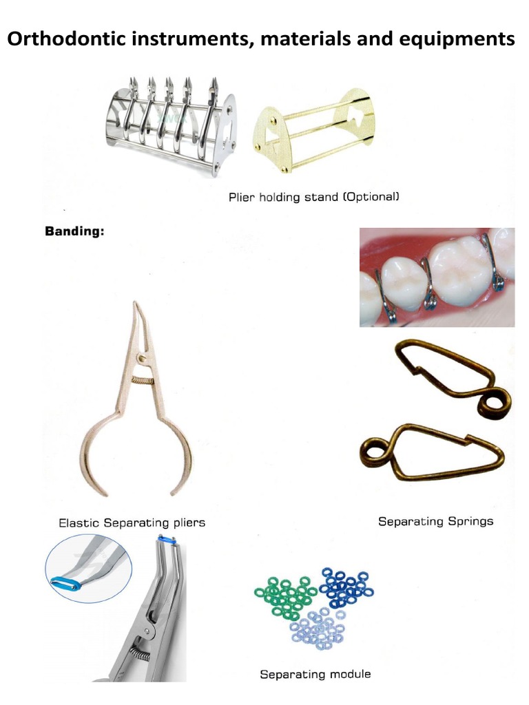 Orthodontic Instruments and Their Uses | PDF | Orthodontics | Dentistry ...