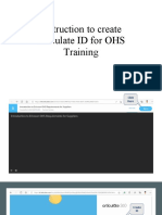 Instruction Guide For Creatinh Articulate ID For ASP OHS Awarness Training