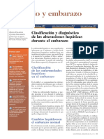 Hígado y Embarazo: Clasificación y Diagnóstico de Las Alteraciones Hepáticas Durante El Embarazo