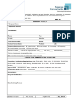 Ananya Consultants Application Form