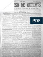 EL PROGRESO DE QUILMES 24 Domingo 12 de Octubre de 1873