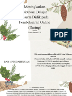 Meningkatkan Motivasi Belajar Peserta Didik Pada Pembelajaran Online (Daring)