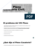 El VIII Pleno Casatorio Civil