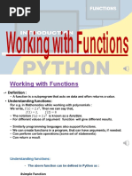 Working With Functions