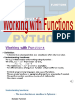 Working With Functions