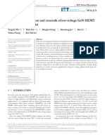 Prediction of Overshoot and Crosstalk of Low Voltage GaN HEMT