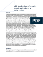 Human Health Implications of Organic Food and Organic Agriculture