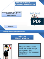 PPT-2021 Pertemuan 11 Modal Sosial Dan Budaya