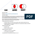 Operaciones Lógicas