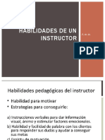 Habilidades de un instructor