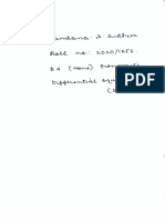 Differential Equations (Set Part A)