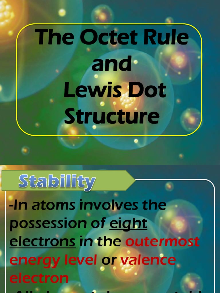 Octet Rule And Lewis Structure