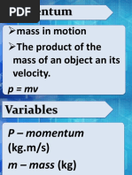 Impulse and Momentum