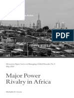 Major Power Rivalry in Africa - Michelle D. Gavin