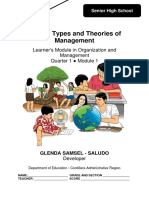 Shs q1 Mod1 Nature Types and Theories of Management Glenda Saludo Bgo v1